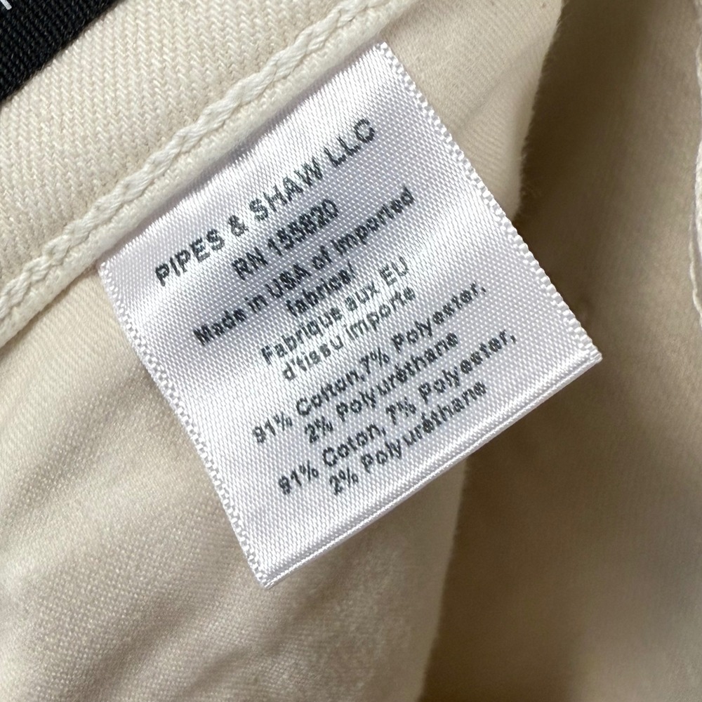 Veronica Beard Carly Kick Flare High Rise Jeans White Ivory Size 30 - Picture 8 of 11